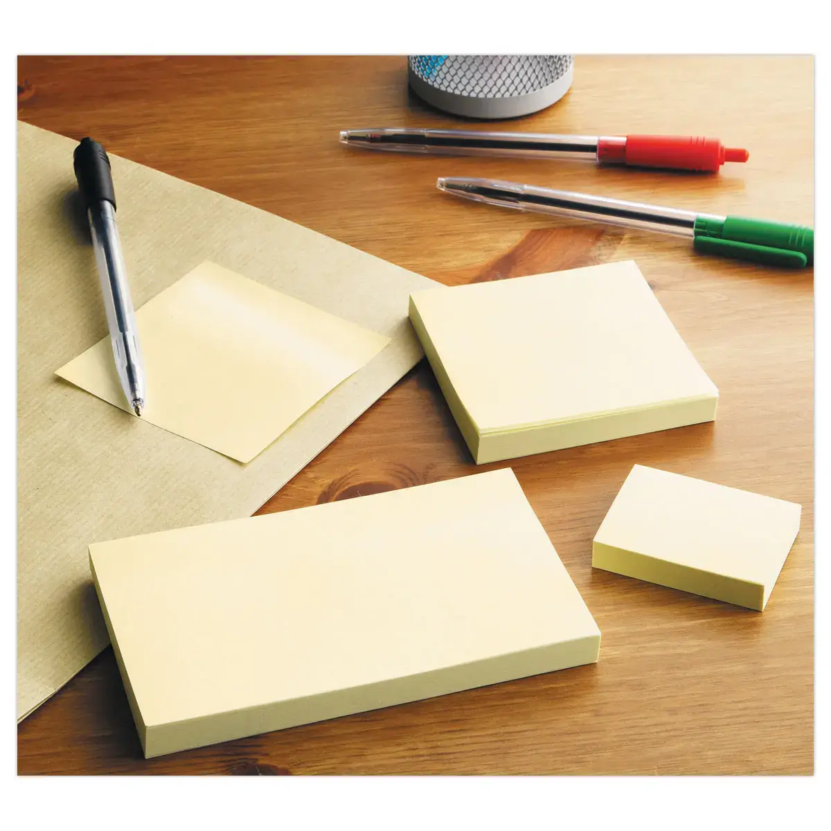 12 Blocs de notes repositionnables et recycl&eacute;es - 38x51 mm - Fiducial photo du produit