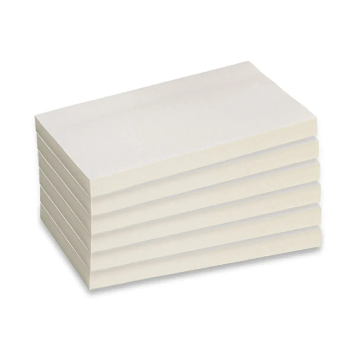 6 Blocs de notes repositionnables et recyclées - Jaune - FIDUCIAL photo du produit