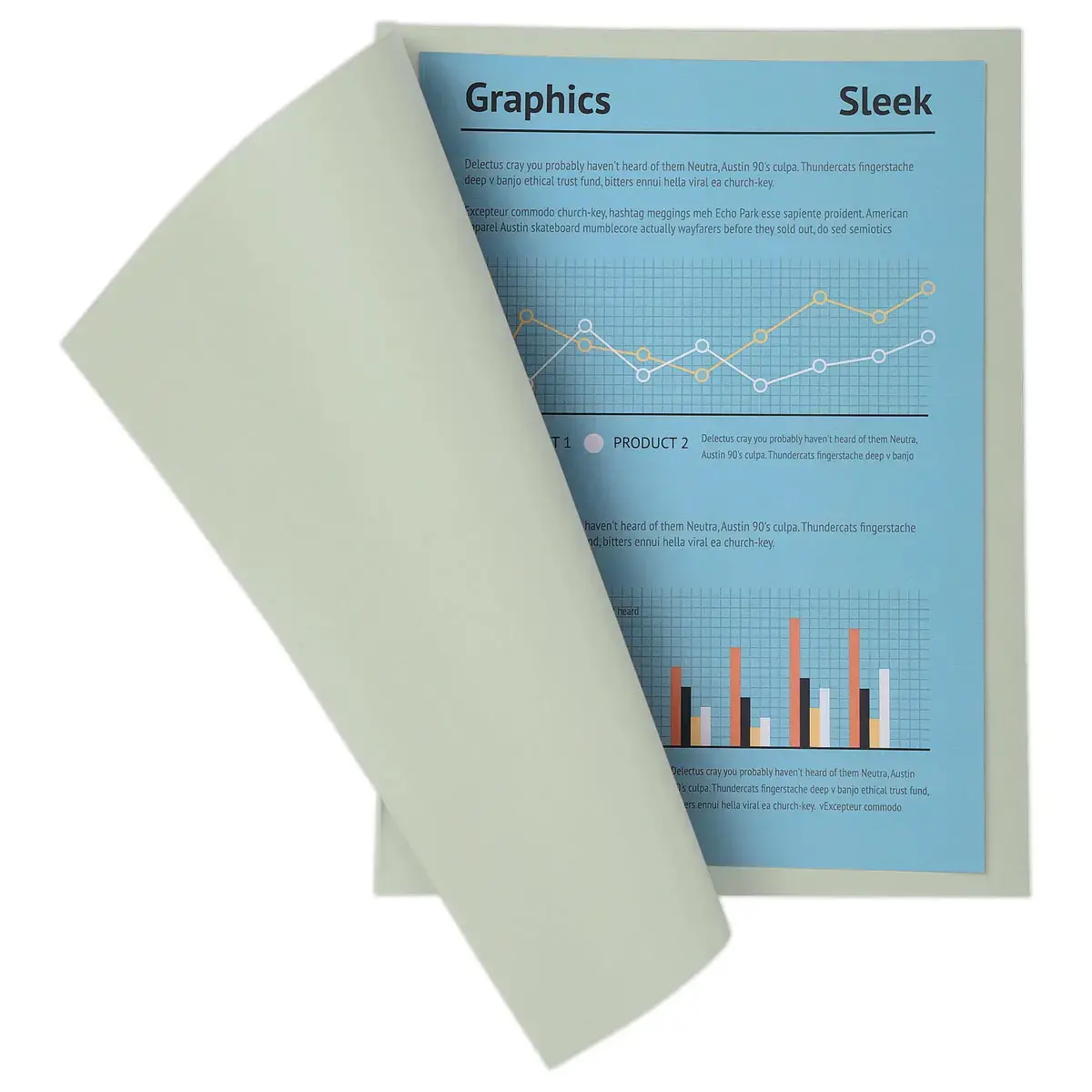 100 Chemises A4+ - gris pastel - 220g - Fiducial photo du produit