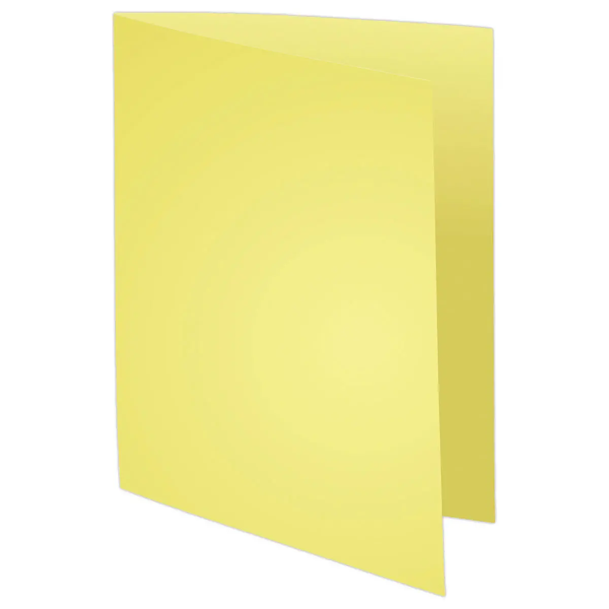 100 Chemises A4+ - jaune pastel - 220g - Fiducial photo du produit