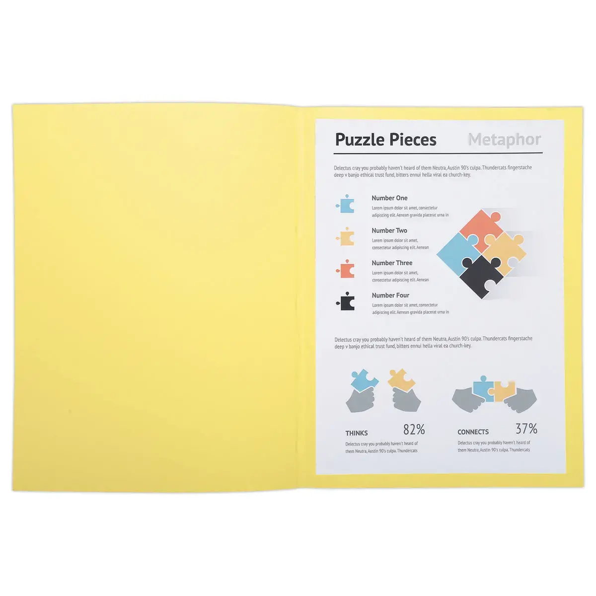 100 Chemises A4+ - jaune pastel - 220g - Fiducial photo du produit