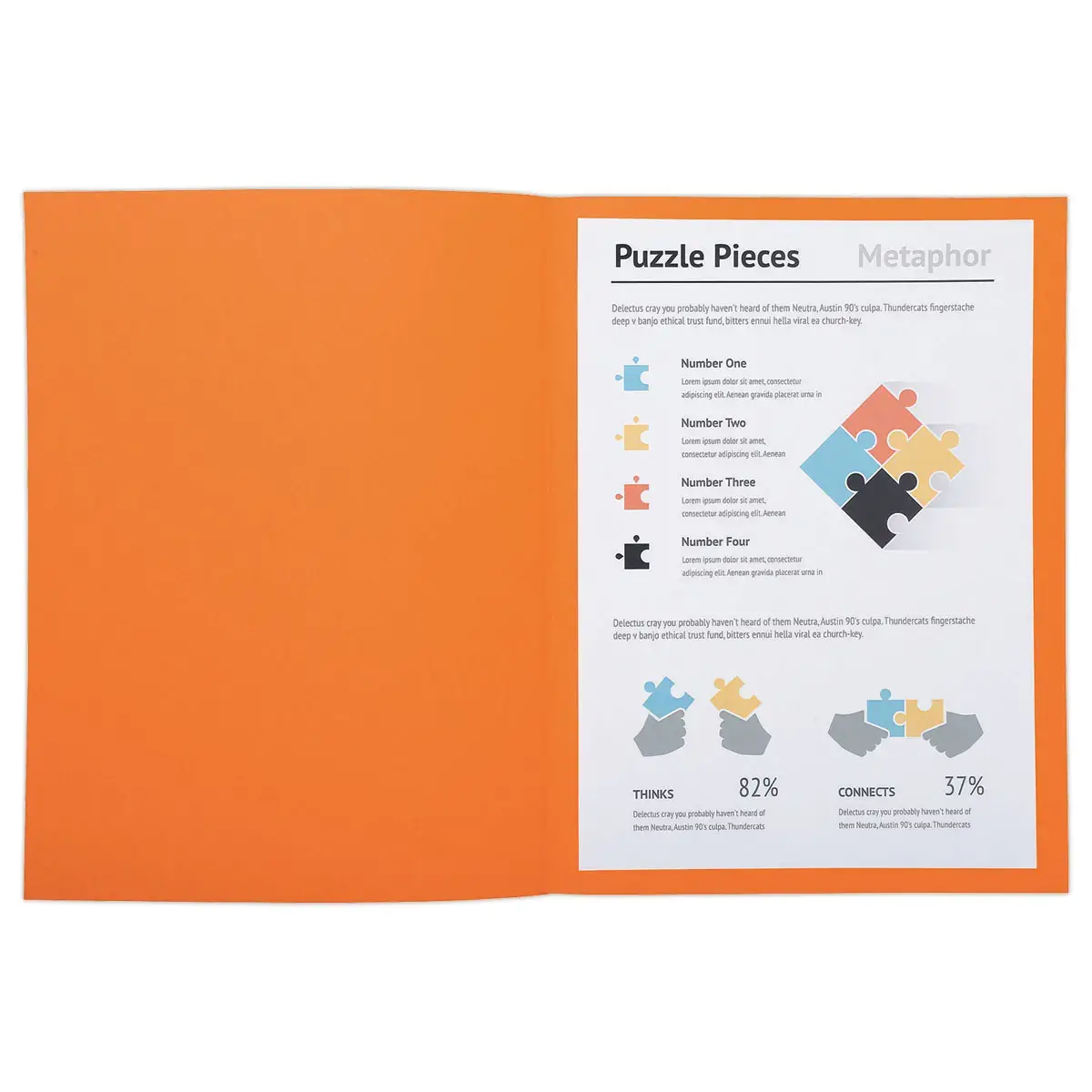 100 Chemises A4+ - orange pastel - 220g - Fiducial photo du produit