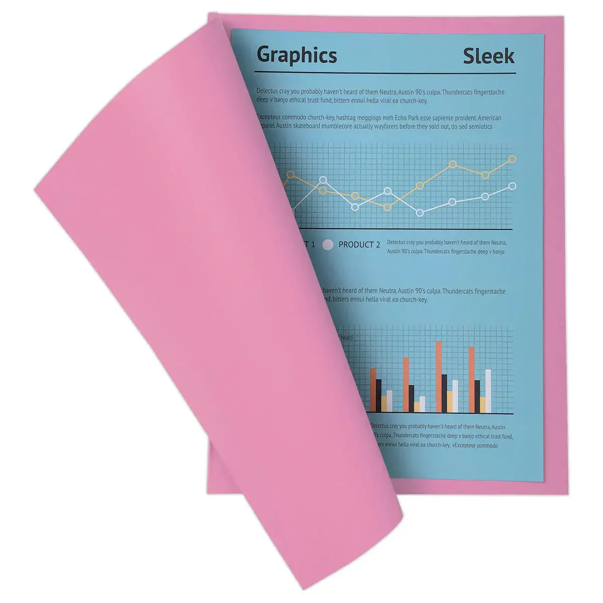 100 Chemises A4+ - rose - 220g - Fiducial photo du produit