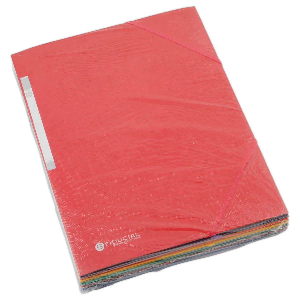 10 Chemises 3 rabats à élastiques - Carte lustrée 450 g - Dos 1,5 cm photo du produit