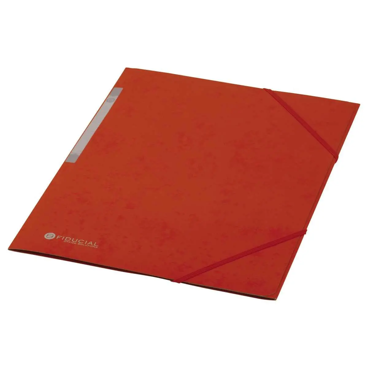 Chemise 3 rabats à élastique en carte rigide - Orange - FIDUCIAL photo du produit