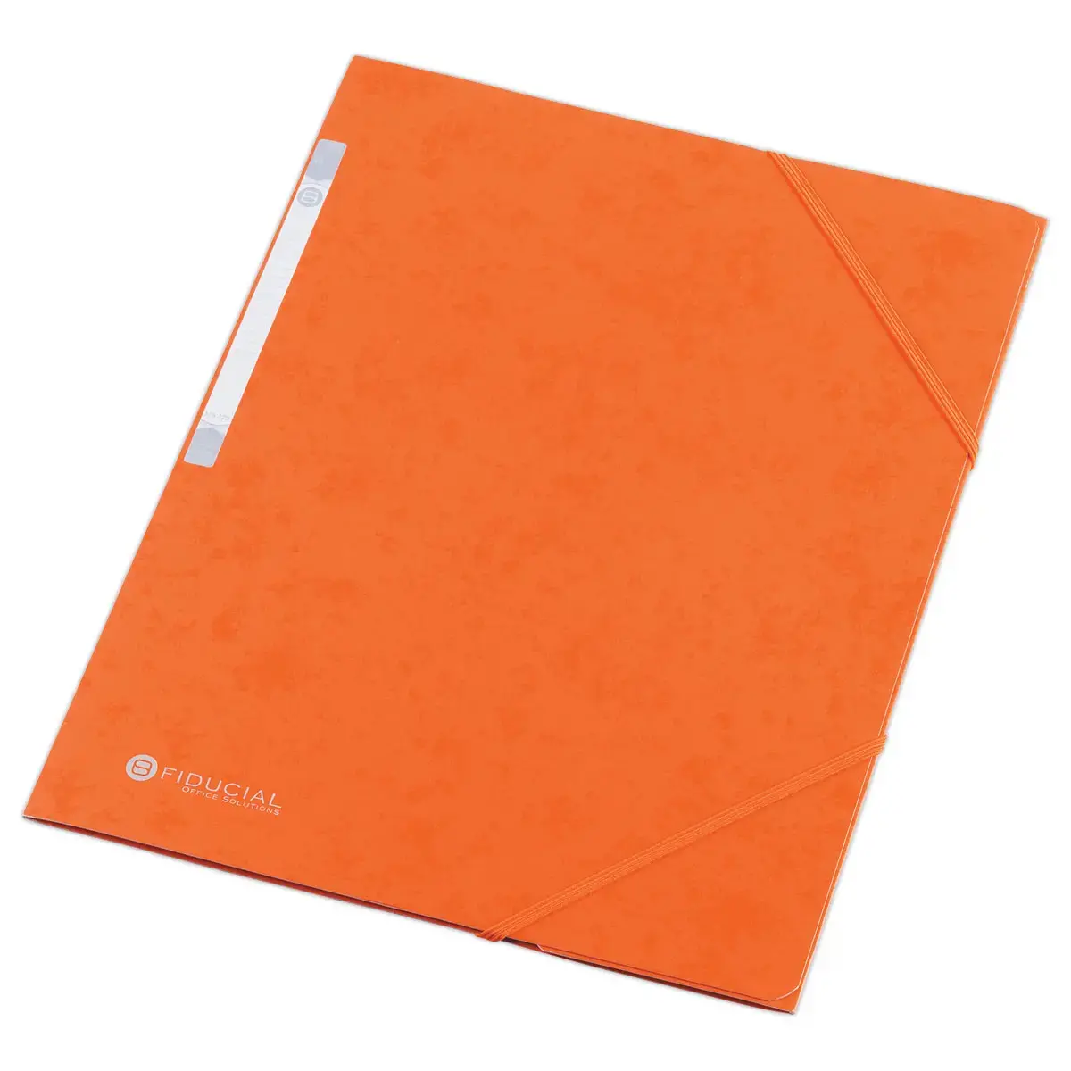 Chemise 3 rabats à élastique en carte rigide - Orange - Fiducial photo du produit