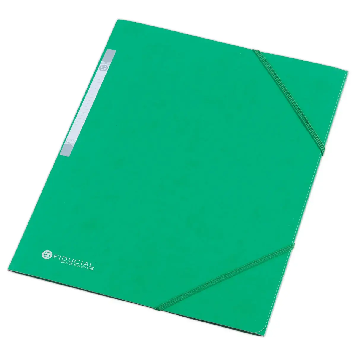 Chemise 3 rabats &agrave; &eacute;lastique en carte rigide - Vert - Fiducial photo du produit