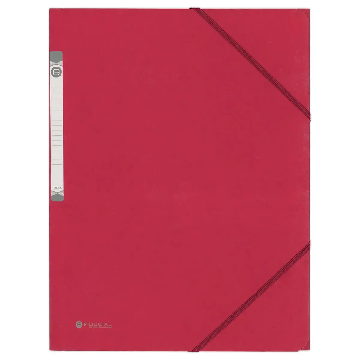 Chemise 3 rabats &agrave; &eacute;lastique en carte rigide - Framboise - Fiducial photo du produit