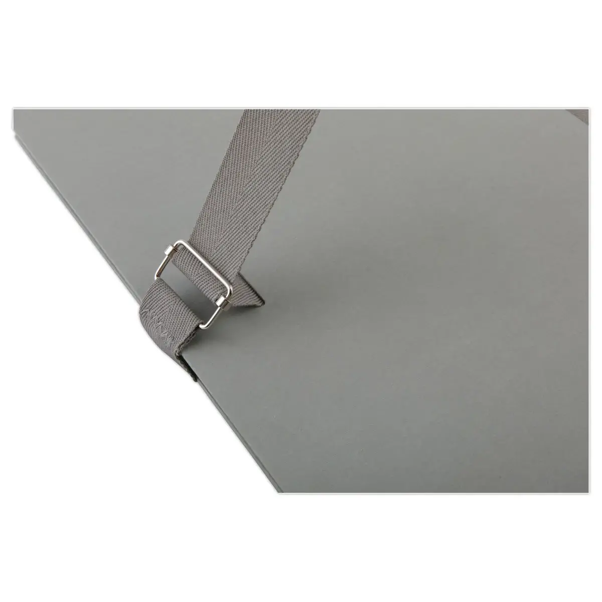 Chemise à sangle et rabat - A4 - Gris - Fiducial photo du produit