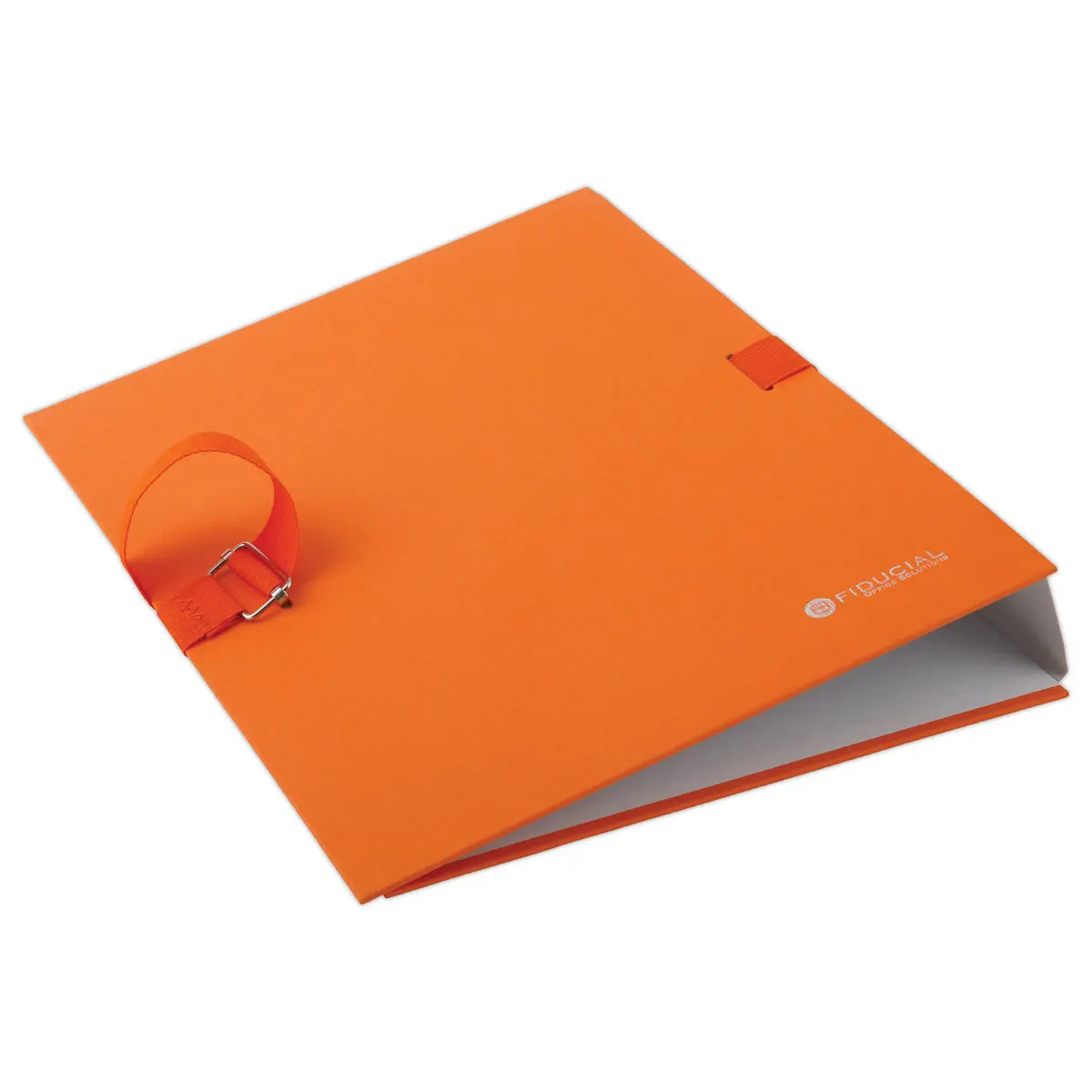 Chemise &agrave; sangle et rabat -  A4 - Orange - Fiducial photo du produit