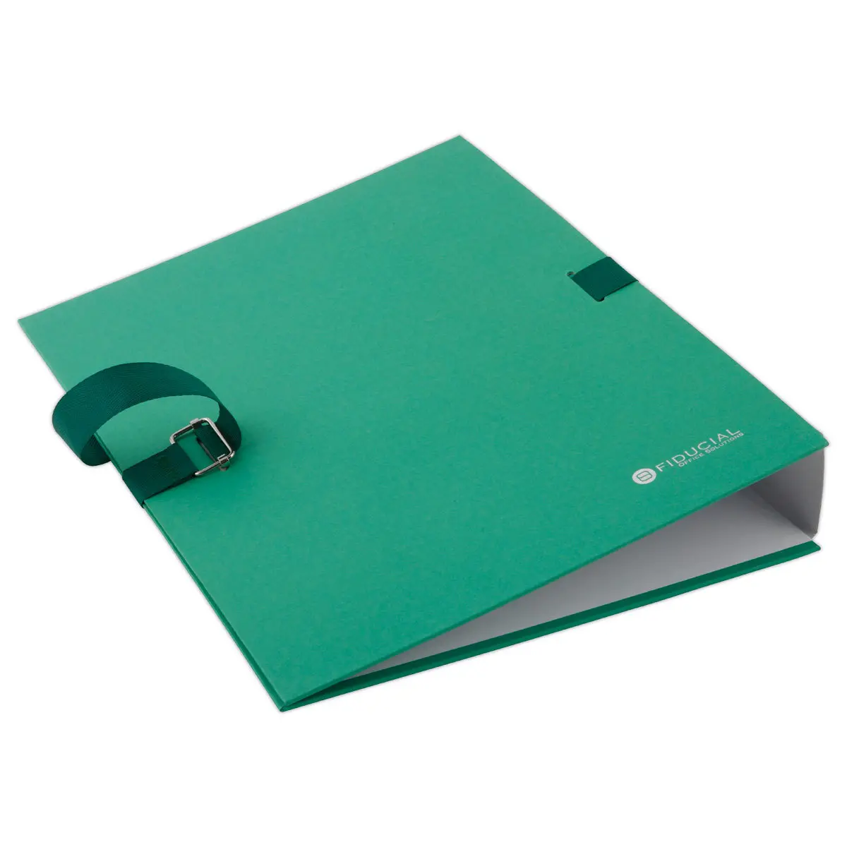 Chemise &agrave; sangle et rabat -  A4 - Vert - Fiducial photo du produit