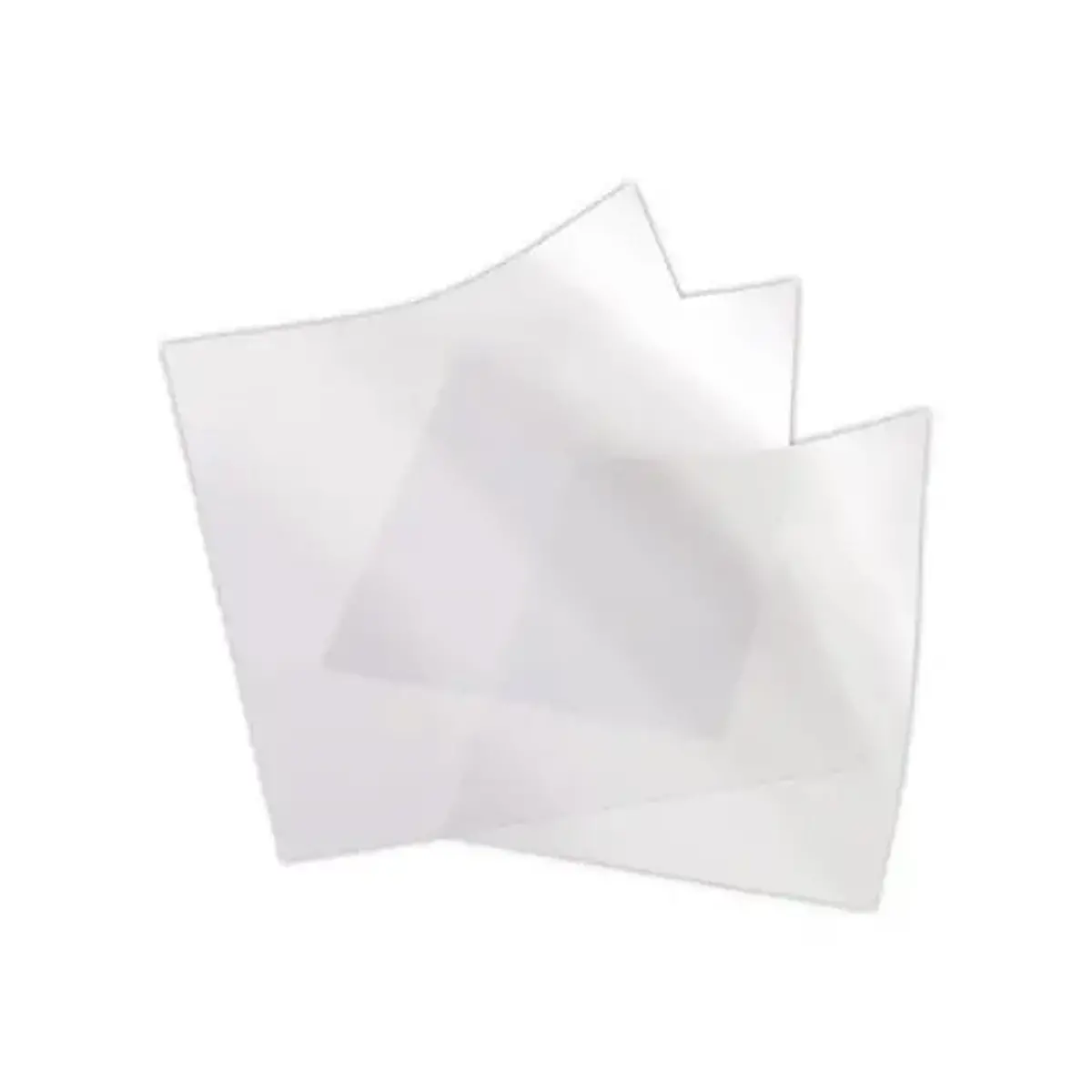 100 Couvertures Cristal  PVC 20/100&egrave;me  A3- Transparent photo du produit