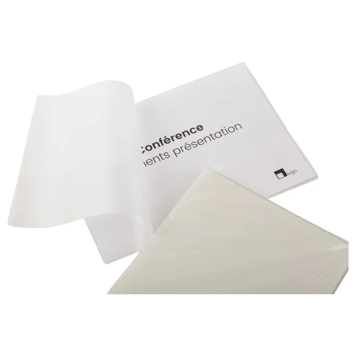 Pochettes de plastification A4 adhésives - boîte de 100 - Fiducial
