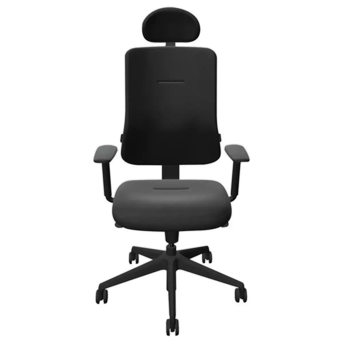 Si&egrave;ge Atila tissu mont&eacute; - Avec accotoirs 1D et t&ecirc;ti&egrave;re avec glissi&egrave;re d'assise photo du produit