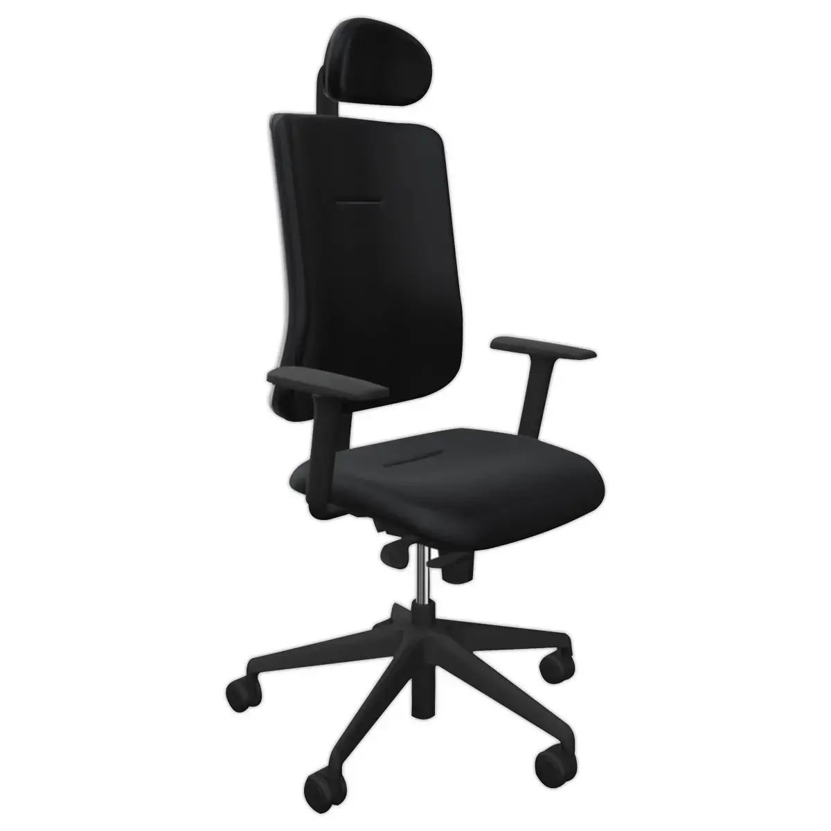 Si&egrave;ge Atila tissu mont&eacute; - Avec accotoirs 1D et t&ecirc;ti&egrave;re avec glissi&egrave;re d'assise photo du produit