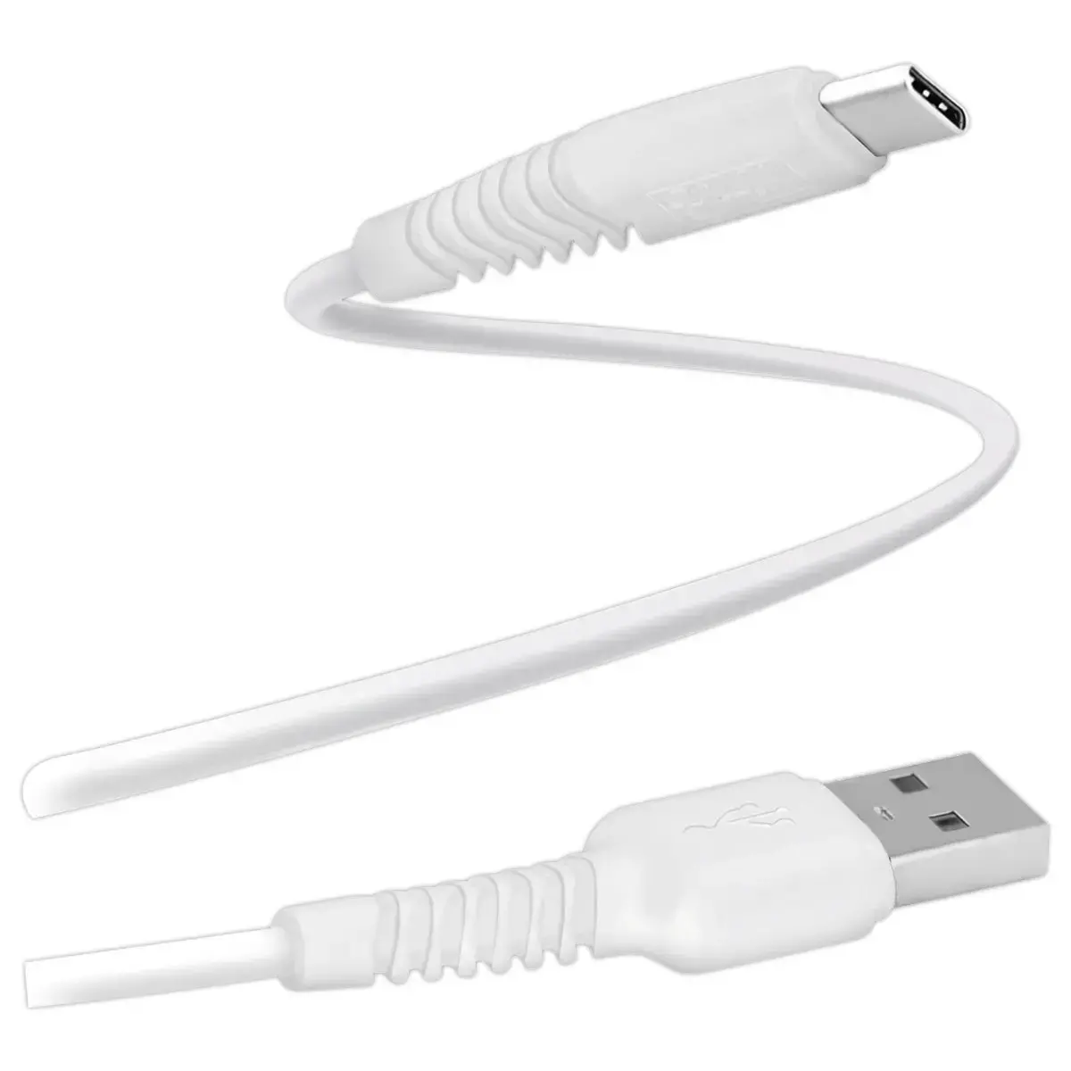 Câble USB-C renforcé - 1m - Blanc - T'nB photo du produit