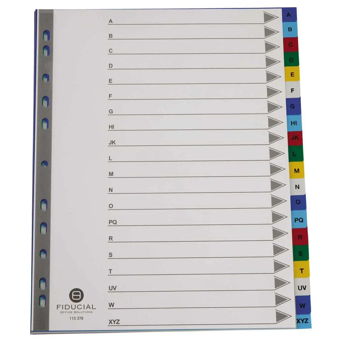 Jeu d'intercalaires alphab&eacute;tiques format A4 maxi - FIDUCIAL photo du produit