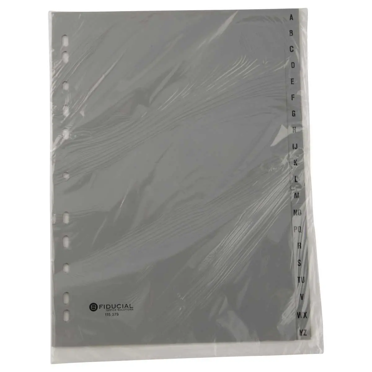 Jeu d'intercalaires alphab&eacute;tiques - A4+ - 20 touches - Gris - Fiducial photo du produit