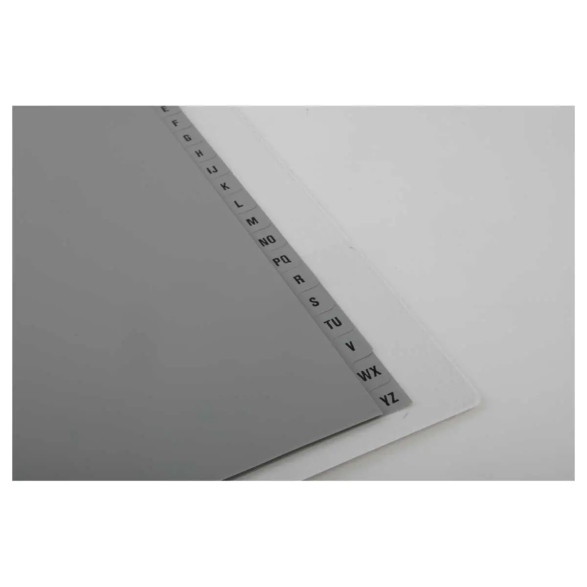 Jeu d'intercalaires alphab&eacute;tiques - A4+ - 20 touches - Gris - Fiducial photo du produit
