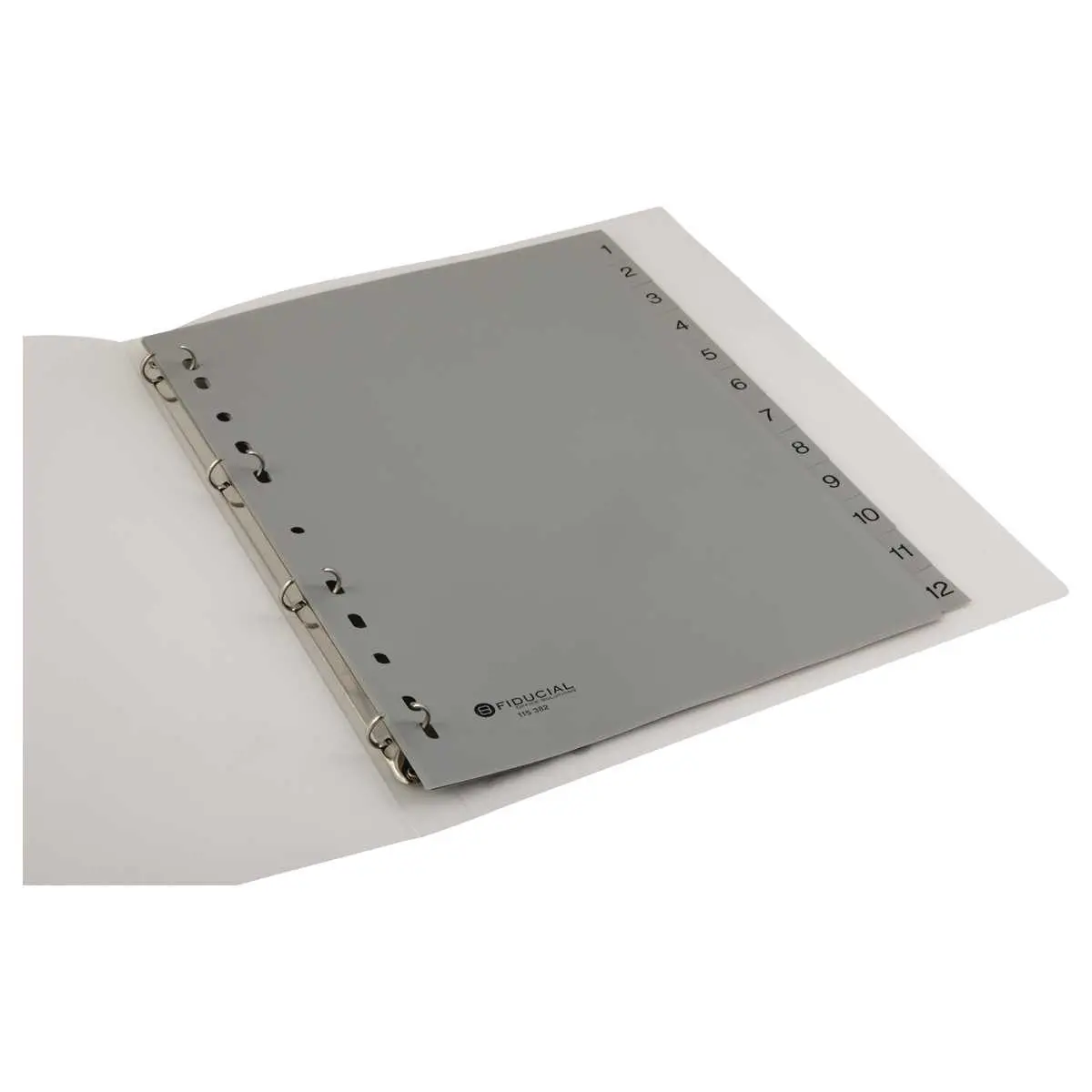 Jeu d'intercalaires num&eacute;riques format A4 - 12 onglets - Fiducial photo du produit