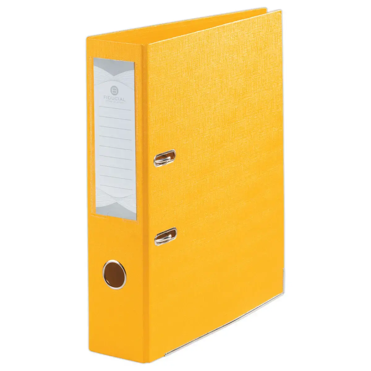 Classeur &agrave;&nbsp;levier - Dos 7,5 cm - jaune - Fiducial photo du produit