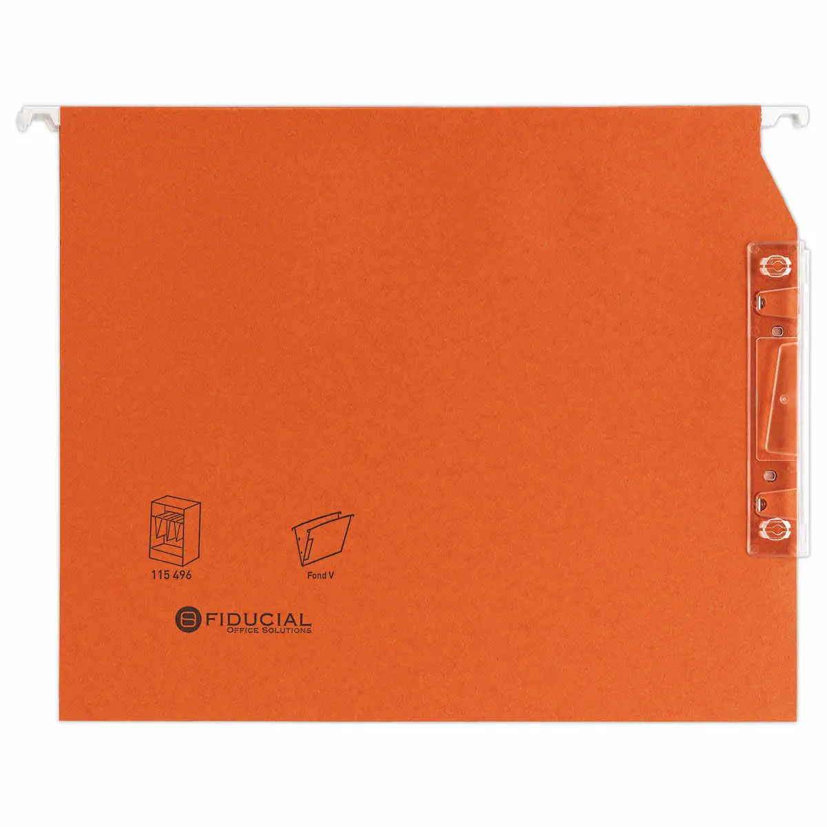25 Dossiers suspendus Colors - Orange - Fond V - FIDUCIAL photo du produit
