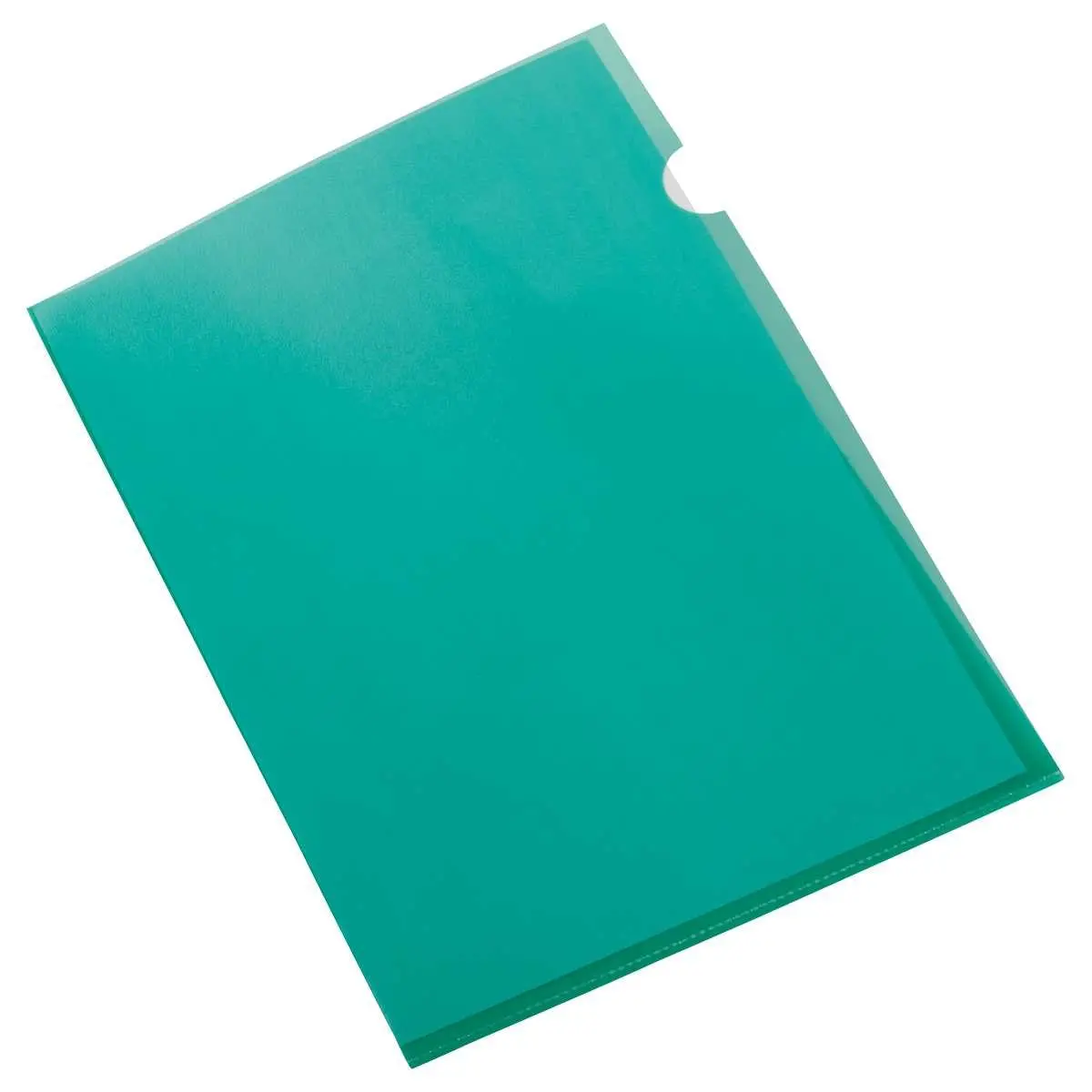 100 Pochettes coins en polypropylène 11/100e Vert - Fiducial photo du produit