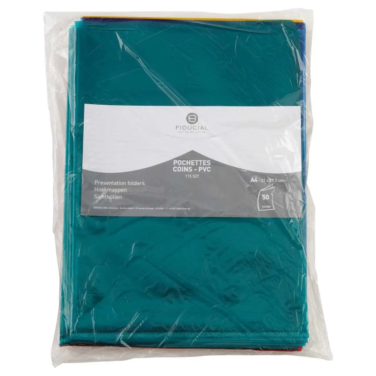 50 Pochettes plastiques - Coloris assortis photo du produit