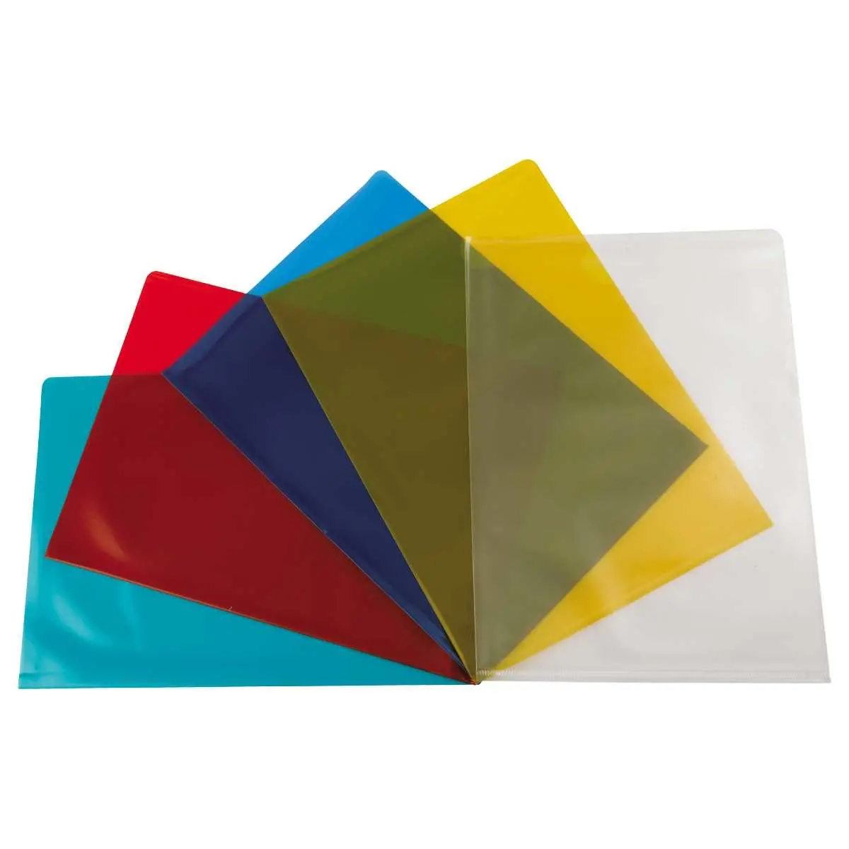 50 Pochettes plastiques - Coloris assortis photo du produit