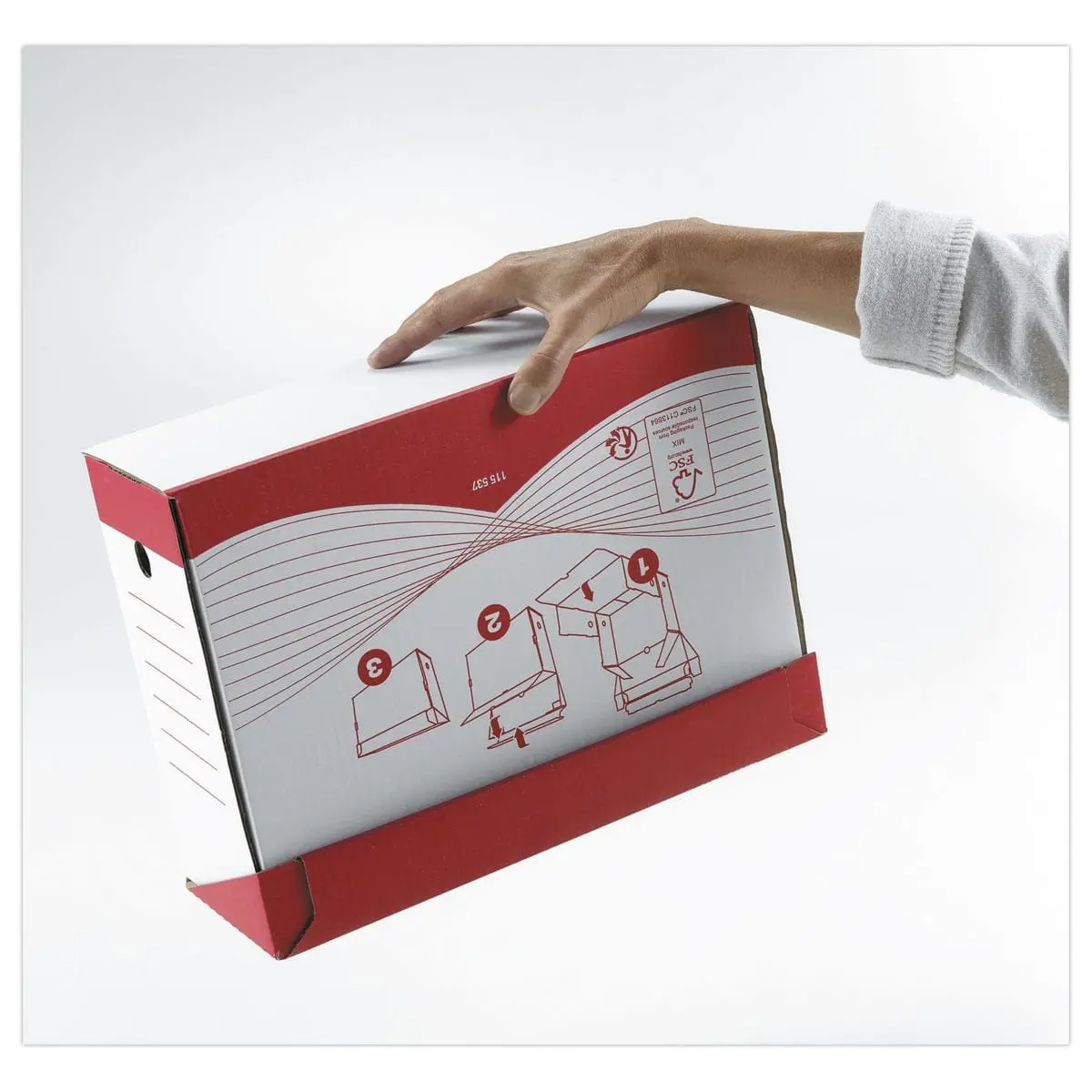 10 Boîtes de classement et d'archives "Consultation" - Dos 12 cm - Fiducial photo du produit