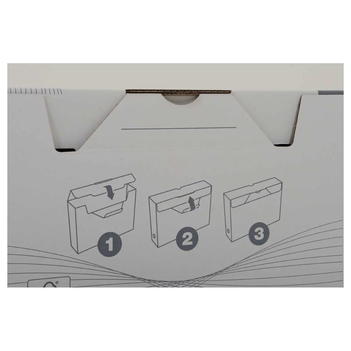 10 Bo&icirc;tes &agrave; archives carton - Dos 10 cm - Fiducial photo du produit