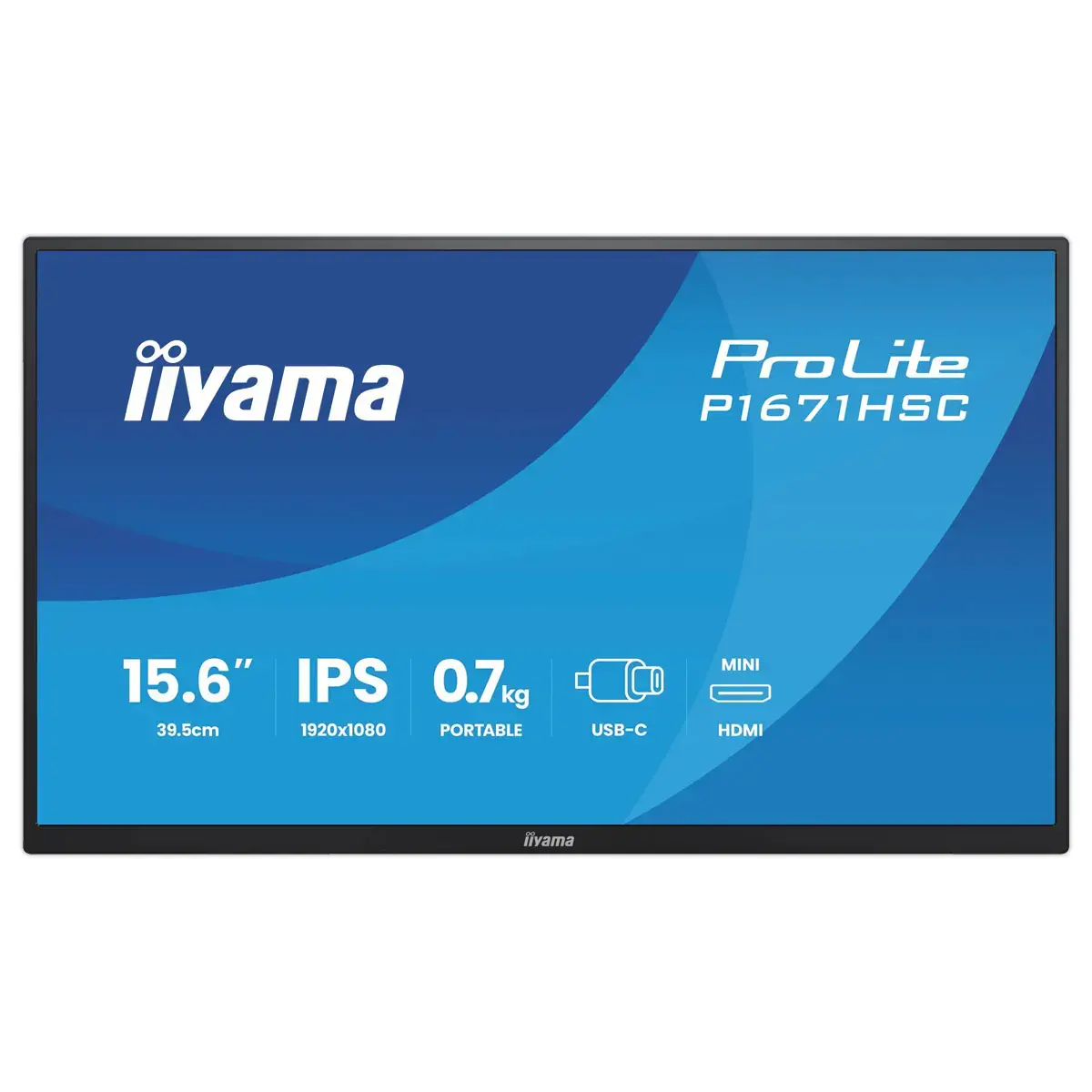 Moniteur Portable 15,6" ProLite P1670HSC-B1 - Full HD - Léger & Compact- Iiyama photo du produit