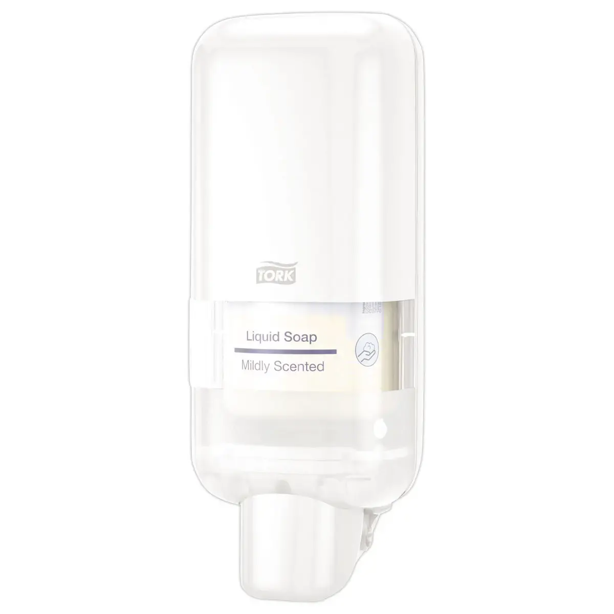 Distributeur de savon et de d&eacute;sinfectant - Blanc - TORK photo du produit