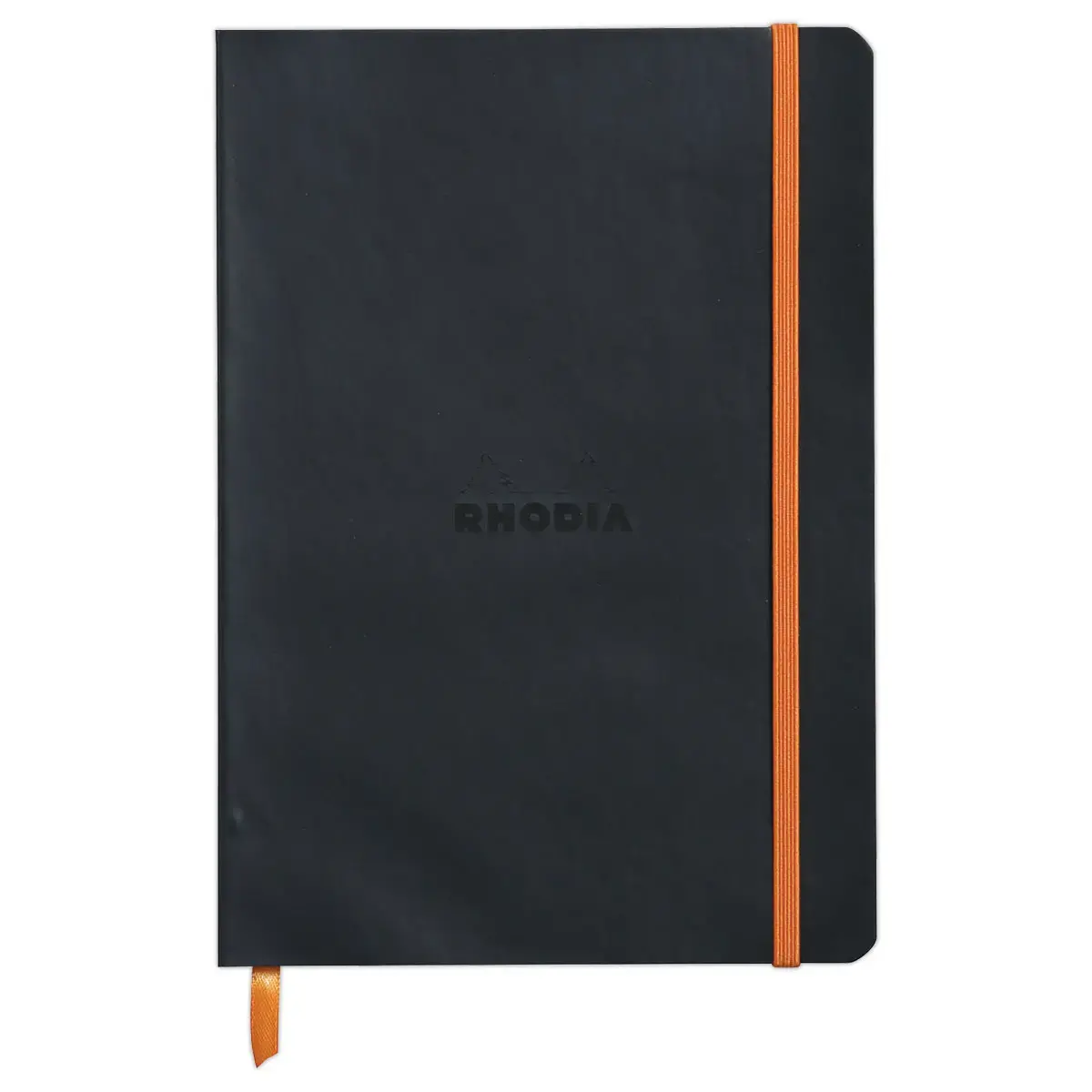 Carnet broch&eacute; Rhodiarama - A5 - 160 pages - noire - Rhodia photo du produit