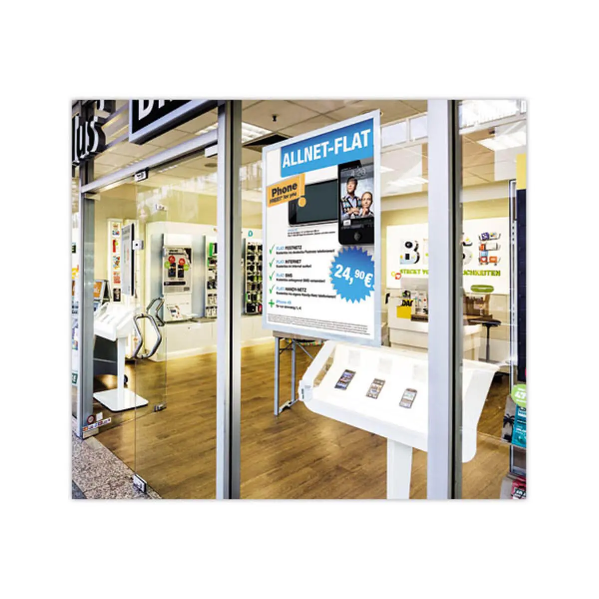 Cadre adhésif Duraframe Poster - A2 - Argent - DURABLE photo du produit