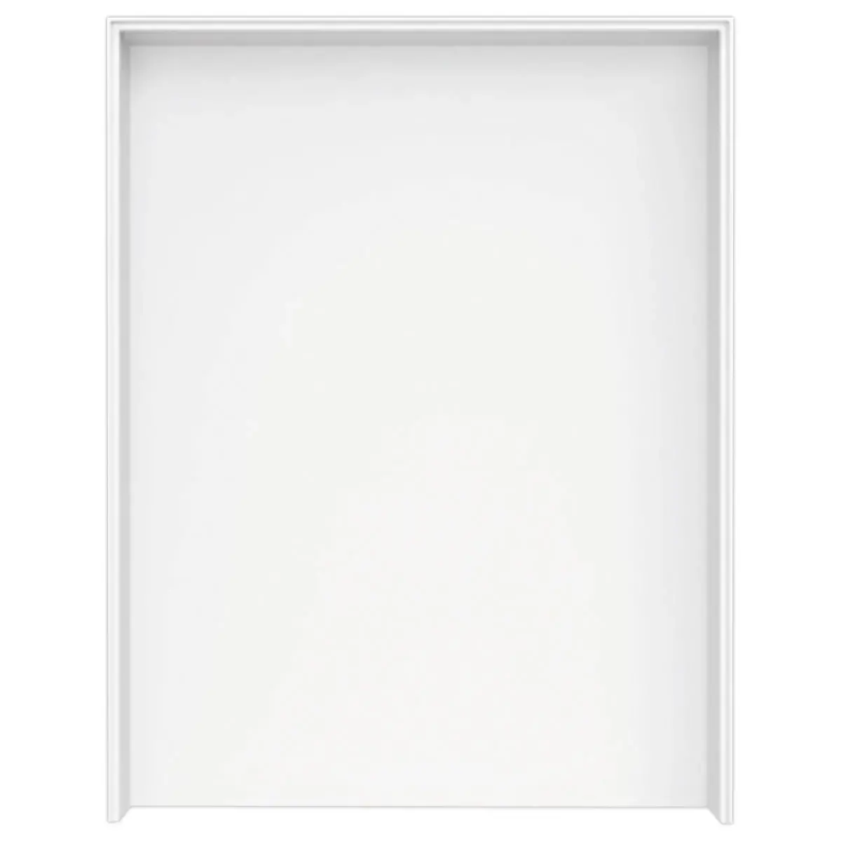 Set de 2 corbeilles &agrave; courrier blanches avec trieur de bureau photo du produit