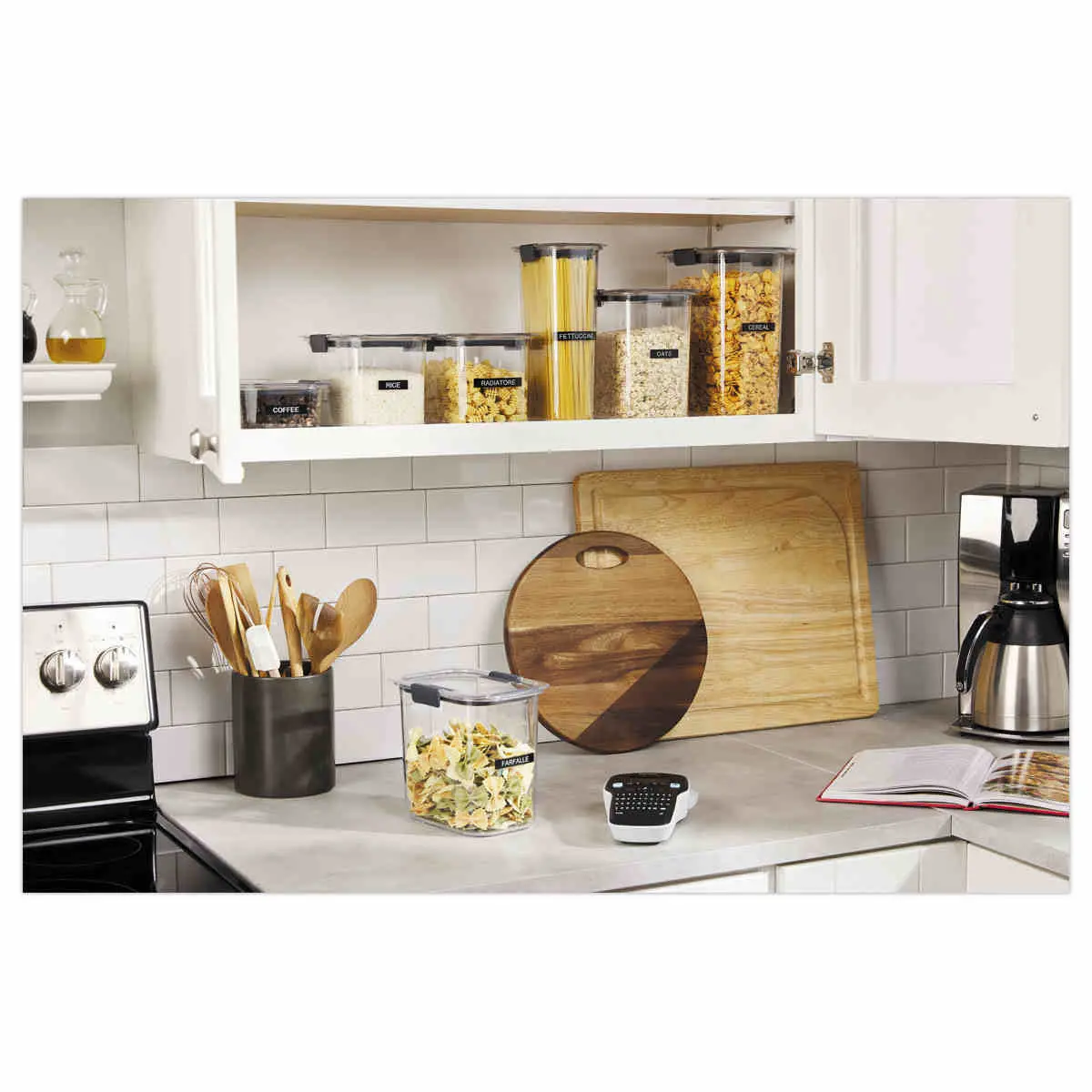 Ruban DYMO D1 Durable - Texte blanc sur fond noir - 12 mm x 3 m photo du produit