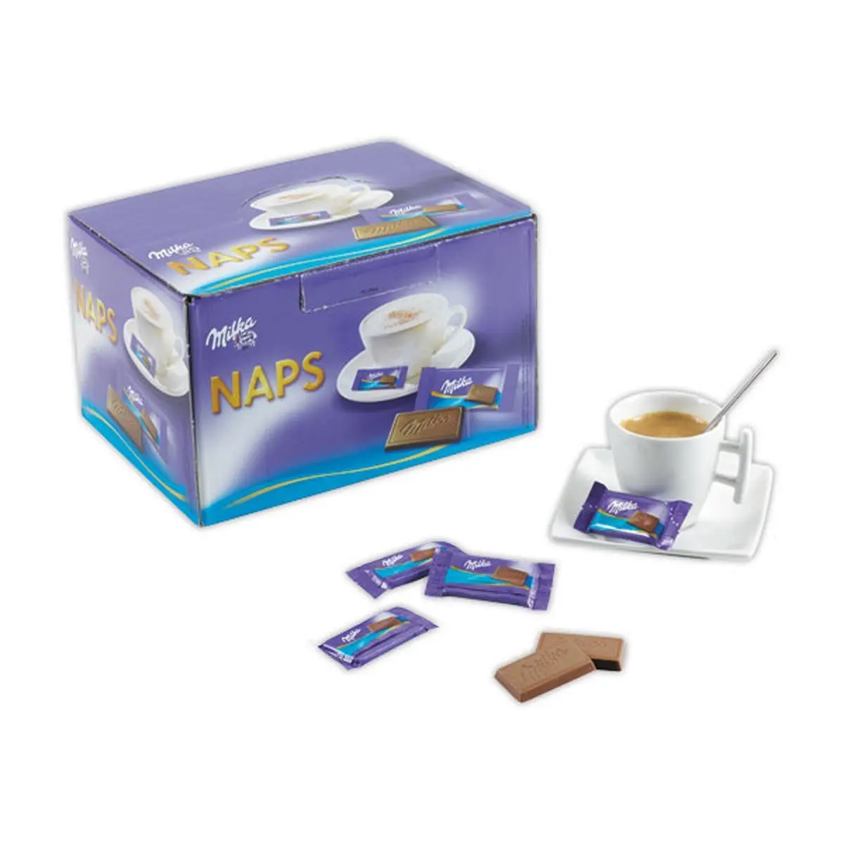 355 Carrés de chocolat au lait Milka photo du produit