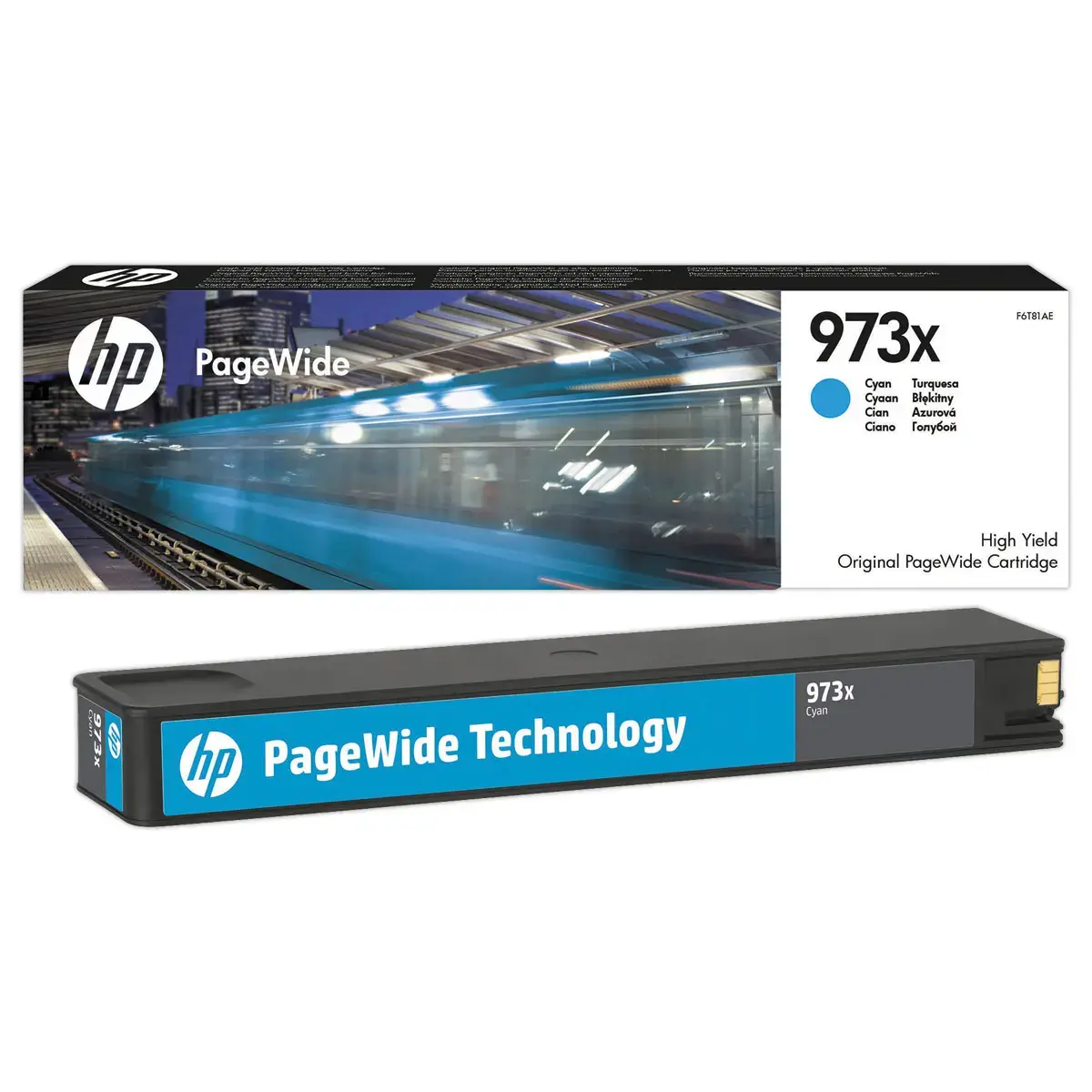 Cartouche 973XL F6T81AE - Cyan - HP photo du produit