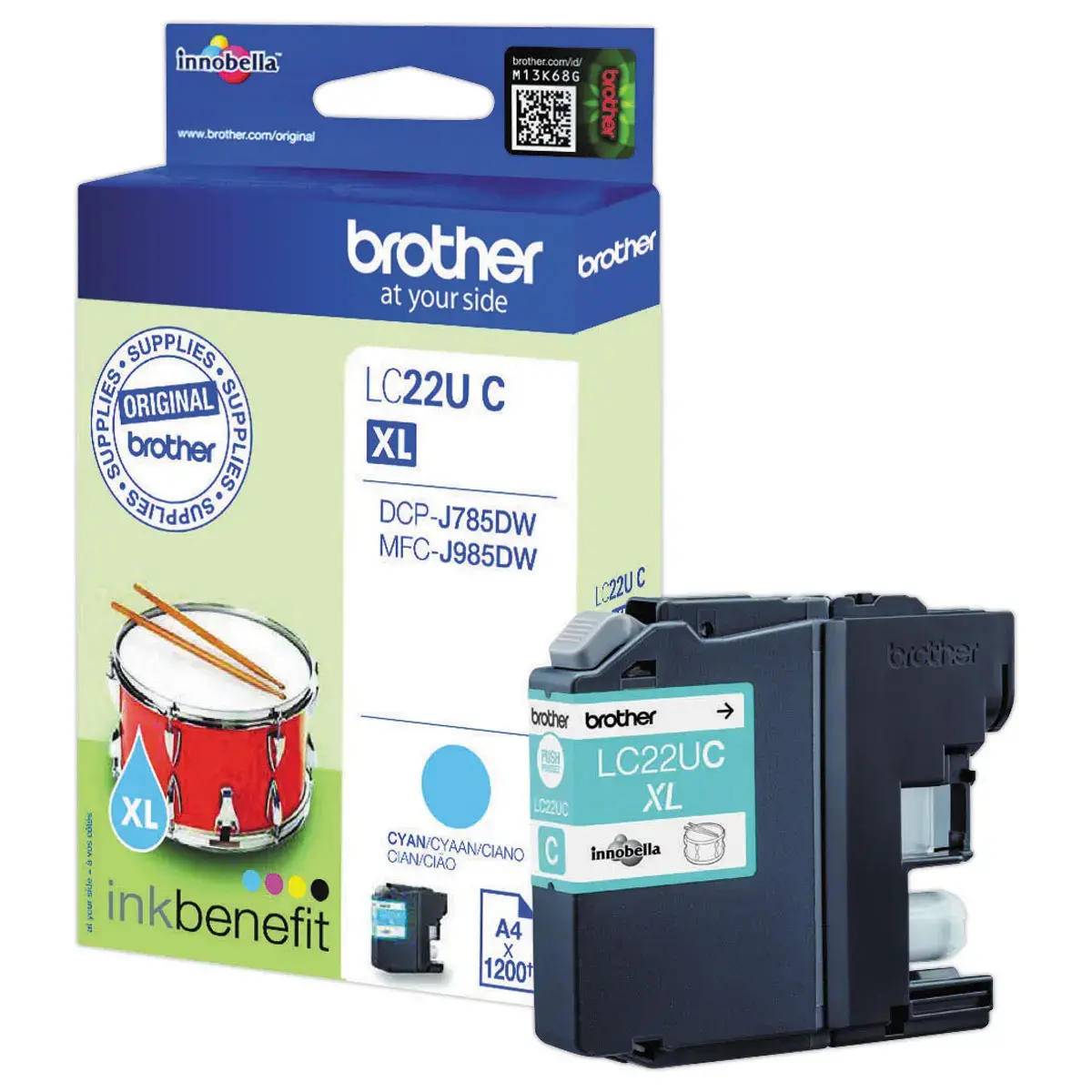 Cartouche Brother LC22UC cyan photo du produit