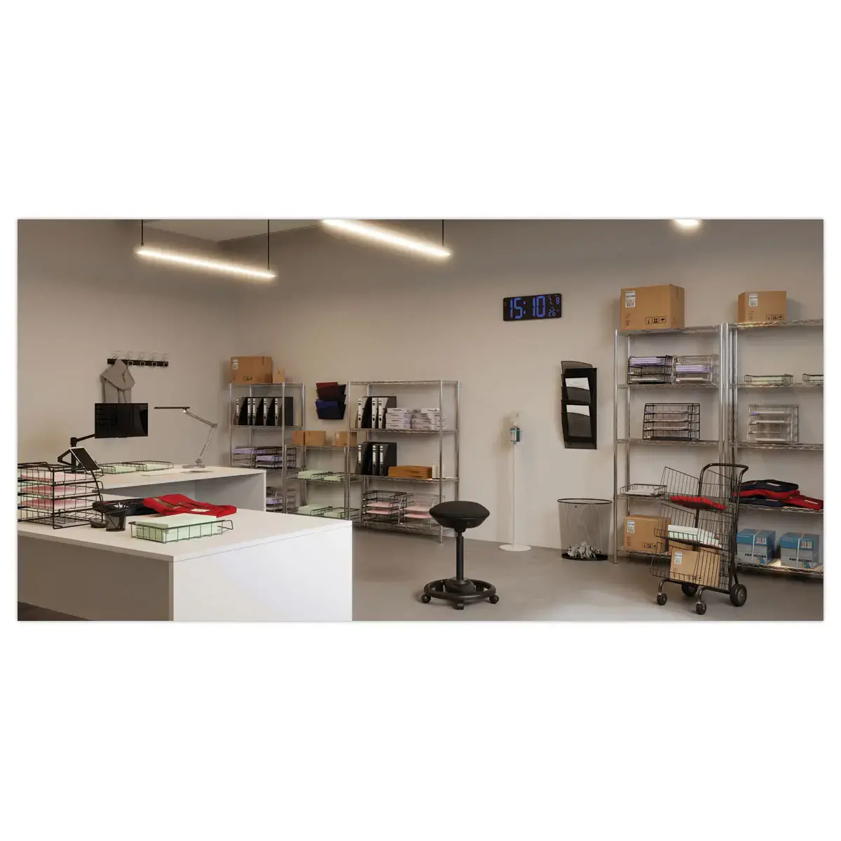 Pochette courrier 42x32 cm rouge en polyester photo du produit