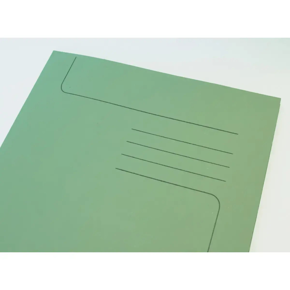 50 Chemises sous-dossier carte 2 rabats - Vert - Fiducial photo du produit