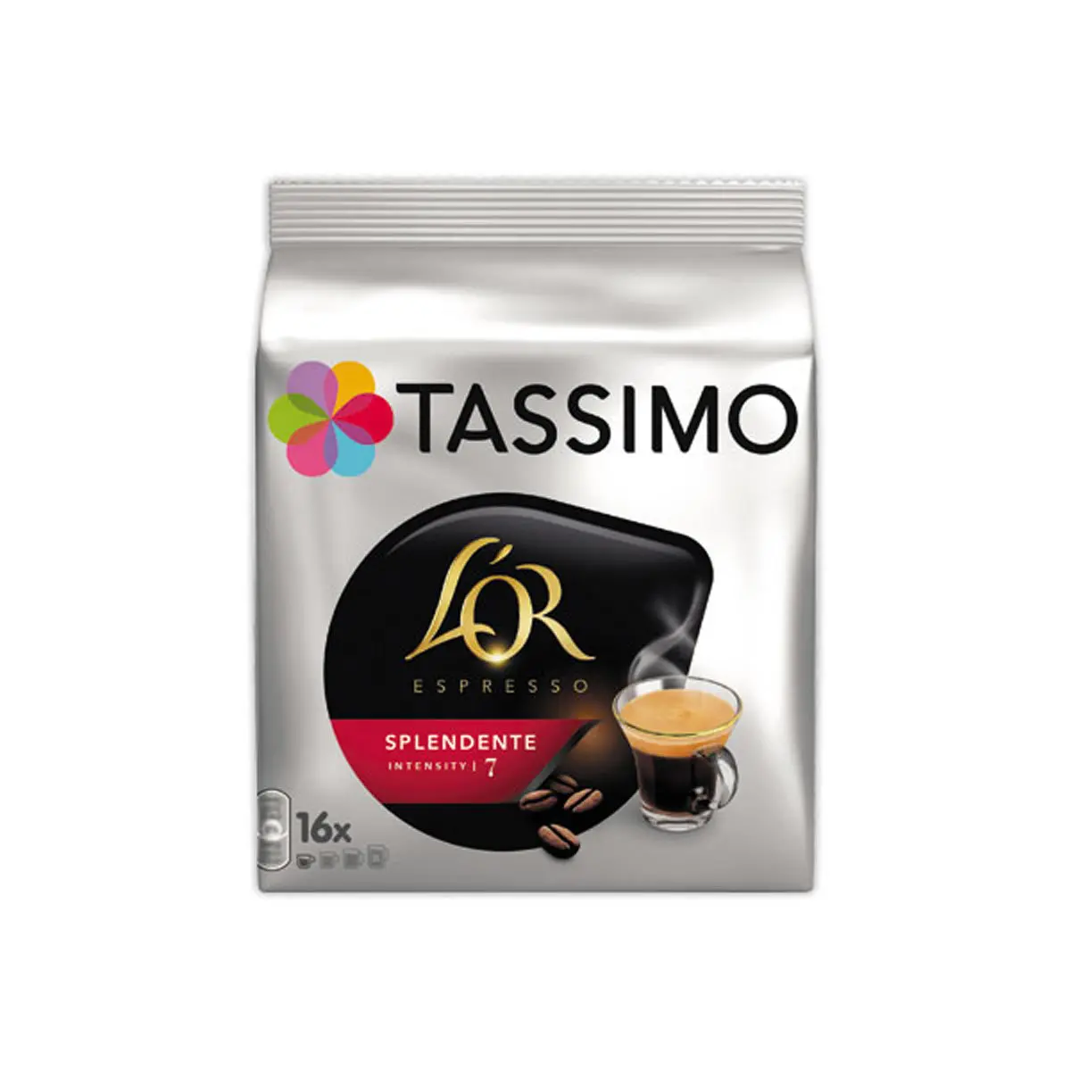 16 Doses café L'Or Expresso Splendente - 112g - TASSIMO photo du produit