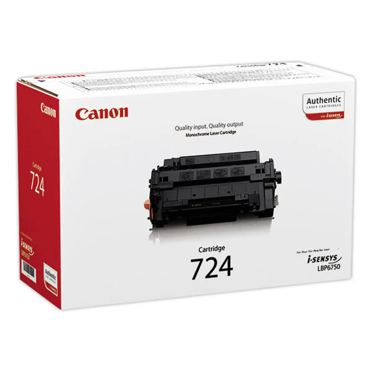 Toner CANON CRG724H noir photo du produit