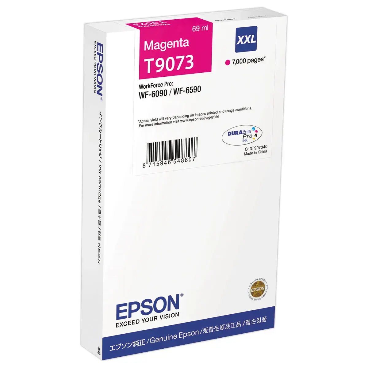 Cartouche Epson T9073 MAGENTA photo du produit