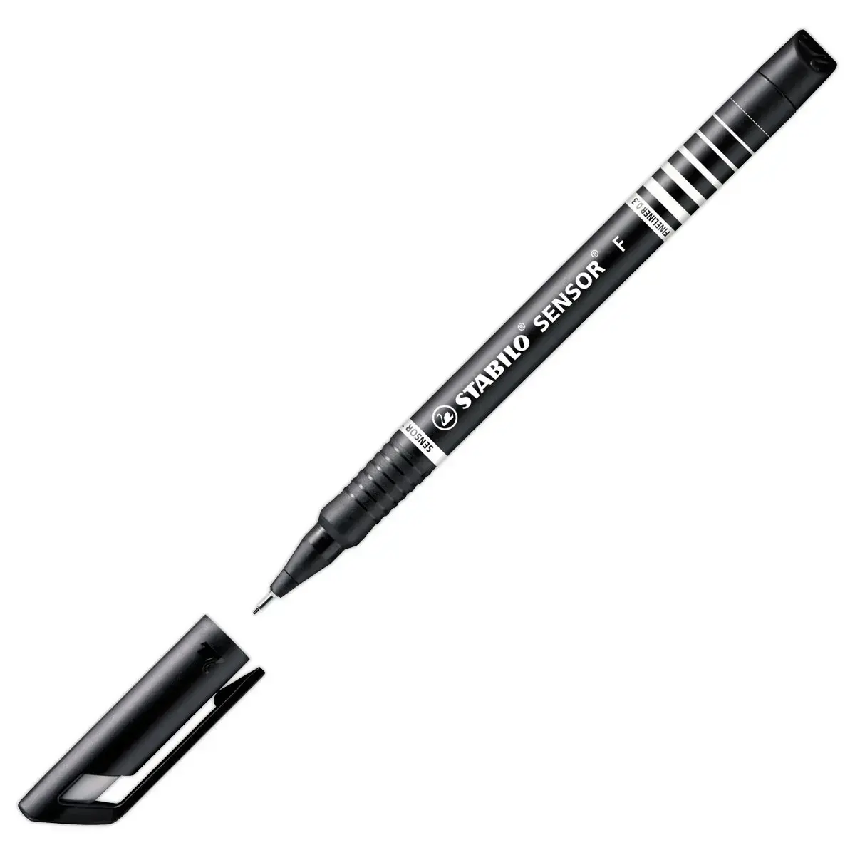 Stylo-feutre SENSOR F - Pointe fine - Noir - STABILO photo du produit