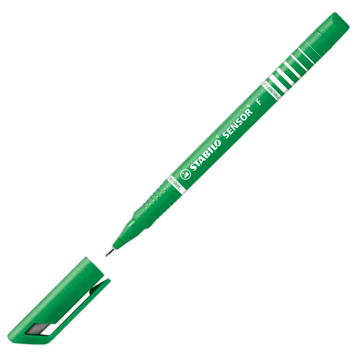 Stylo-feutre SENSOR F - Pointe fine - Vert - Stabilo photo du produit