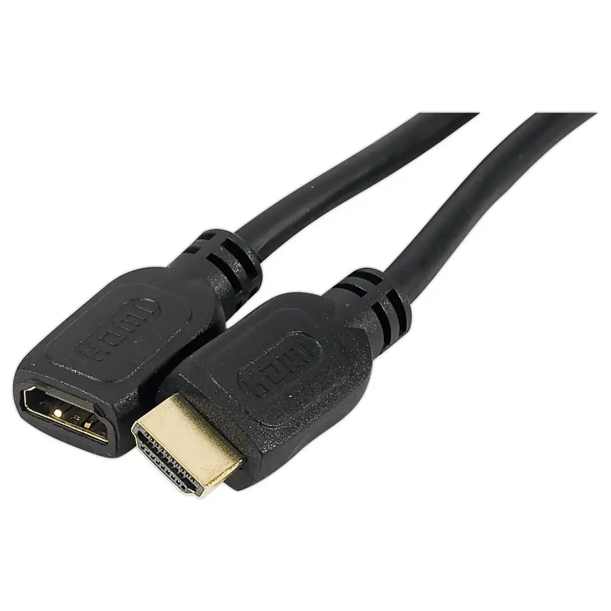 Rallonge câble HDMI haute vitesse - mâle et femelle photo du produit