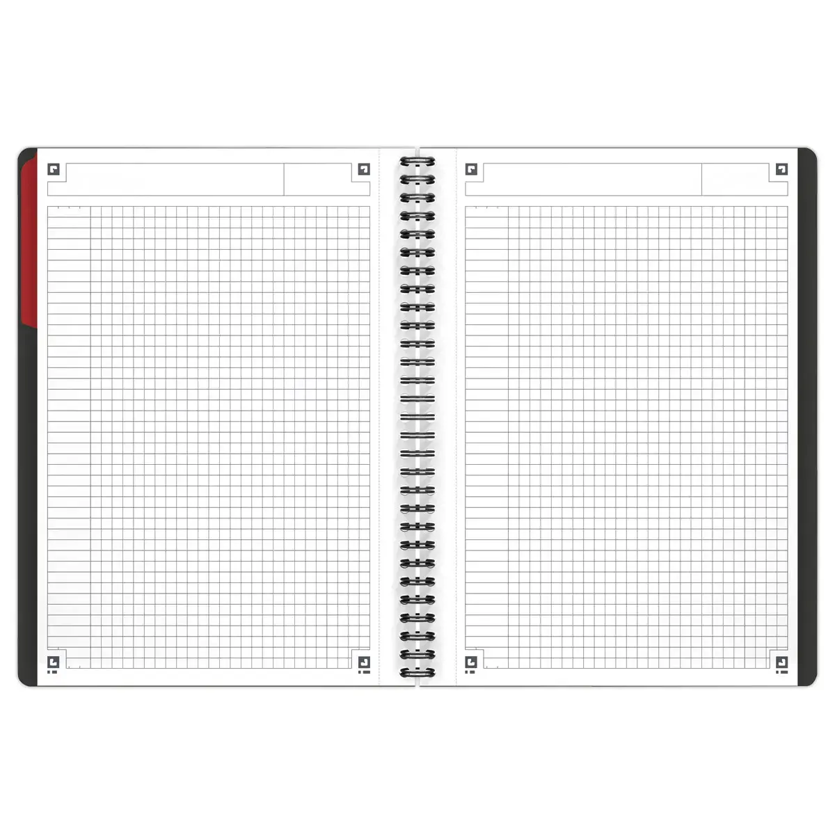 Cahier spirale B5 Activebook - 160 pages - 5x5 - OXFORD photo du produit