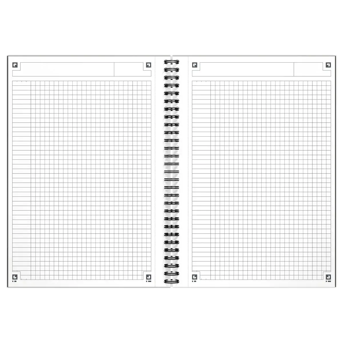 Cahier spirale Notebook B5, 5x5, 160 pages, Oxford International photo du produit